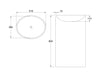 Helix Concrete Freestanding Basin
